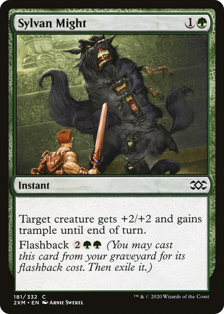 {C} Sylvan Might [Double Masters][2XM 181]