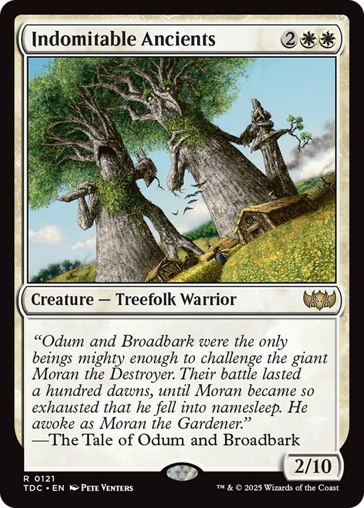 {R} Indomitable Ancients [Tarkir: Dragonstorm Commander][TDC 121]
