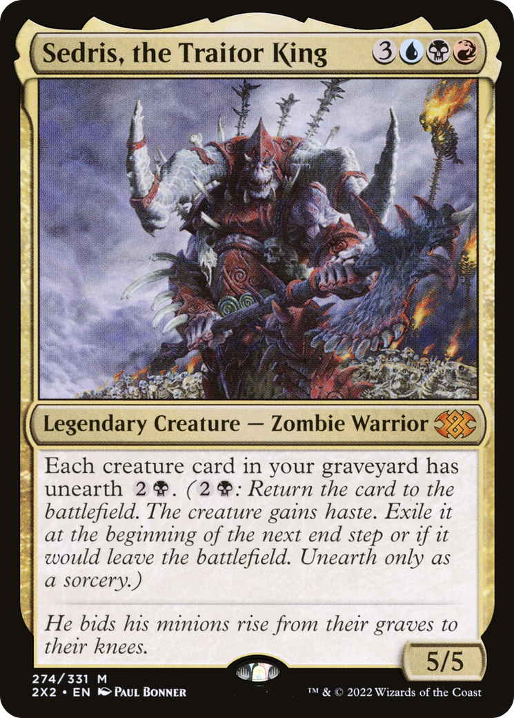 {R} Sedris, the Traitor King [Double Masters 2022][2X2 274] - Misty Mountain Games