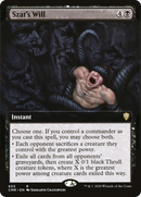{R} Szat's Will (Extended Art) [Commander Legends][CMR 655]