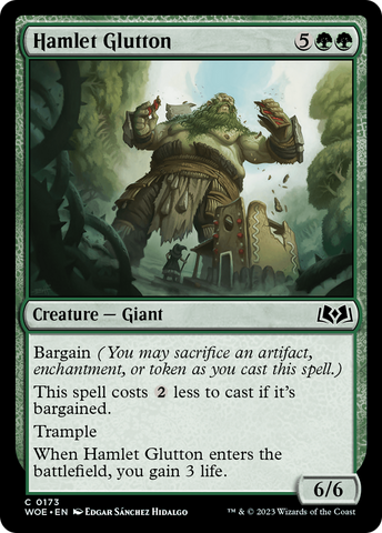 {@C} Hamlet Glutton [Wilds of Eldraine][WOE 173]