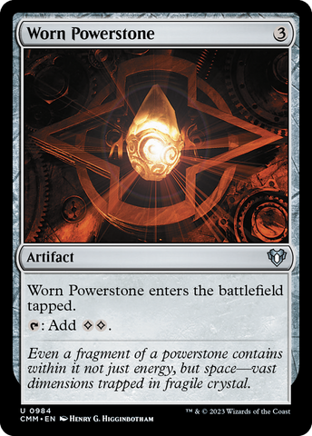 {C} Worn Powerstone [Commander Masters][CMM 984]
