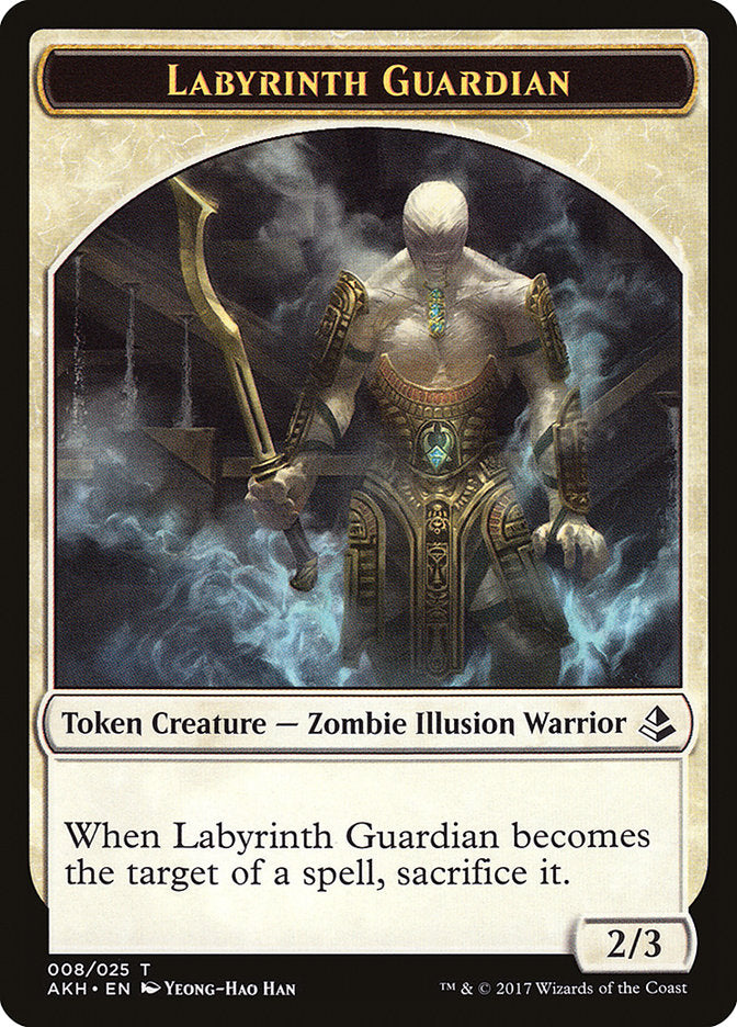 {T} Labyrinth Guardian // Insect Double-sided Token [Amonkhet Tokens][TAKH 008]