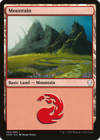 {B}[DOM 265] Mountain (265) [Dominaria]