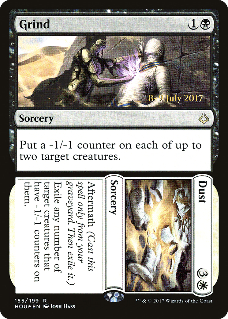 {R} Grind // Dust [Hour of Devastation Prerelease Promos][PR HOU 155]