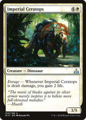 {C} Imperial Ceratops [Rivals of Ixalan][RIX 010]