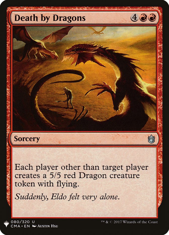 {C} Death by Dragons [Mystery Booster][LS CMA 080]