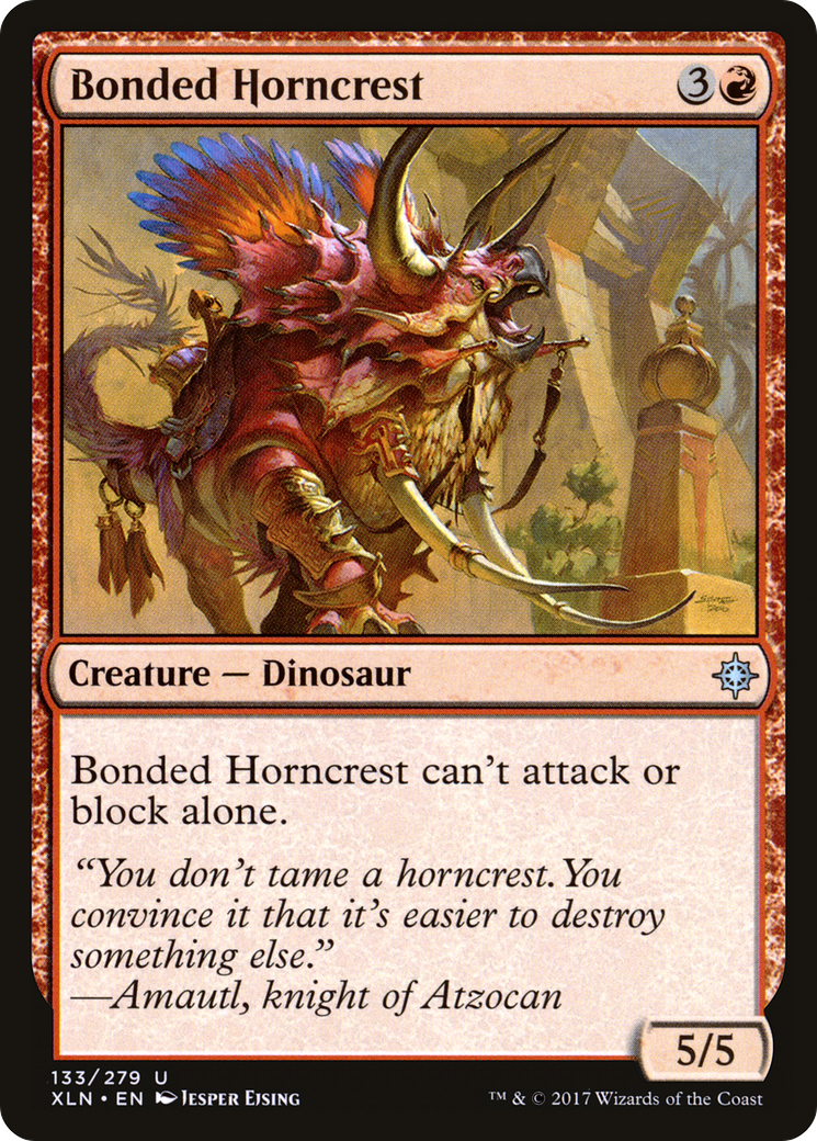 {C} Bonded Horncrest [Ixalan][XLN 133]