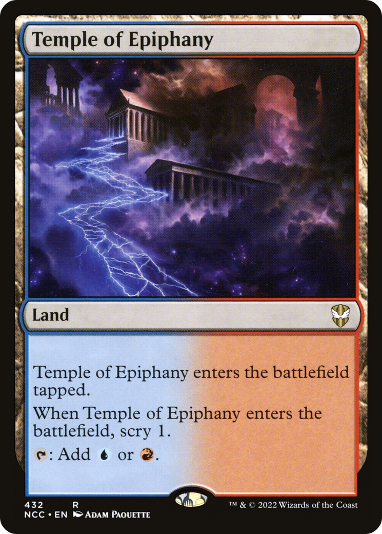 {R} Temple of Epiphany [Streets of New Capenna Commander][NCC 432]