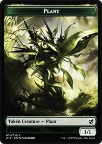 {T} Plant // Morph Double-sided Token [Commander 2019 Tokens][TC19 017]