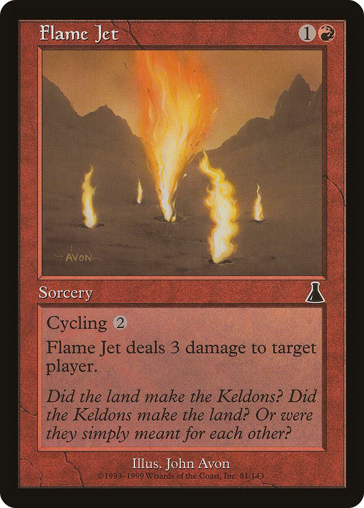 {C} Flame Jet [Urza's Destiny][UDS 081]