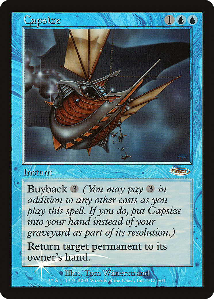 {R} Capsize [Friday Night Magic 2003][PA F03 004] - Misty Mountain Games