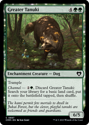 {C} Greater Tanuki [Commander Masters][CMM 897]