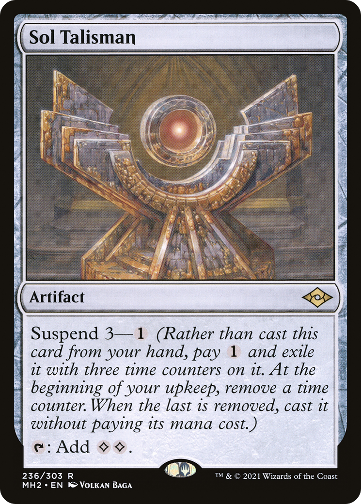{R} Sol Talisman [Modern Horizons 2] [MH2 236]