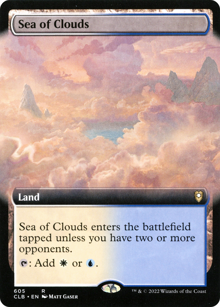 {R} Sea of Clouds (Extended Art) [Commander Legends: Battle for Baldur's Gate][CLB 605]