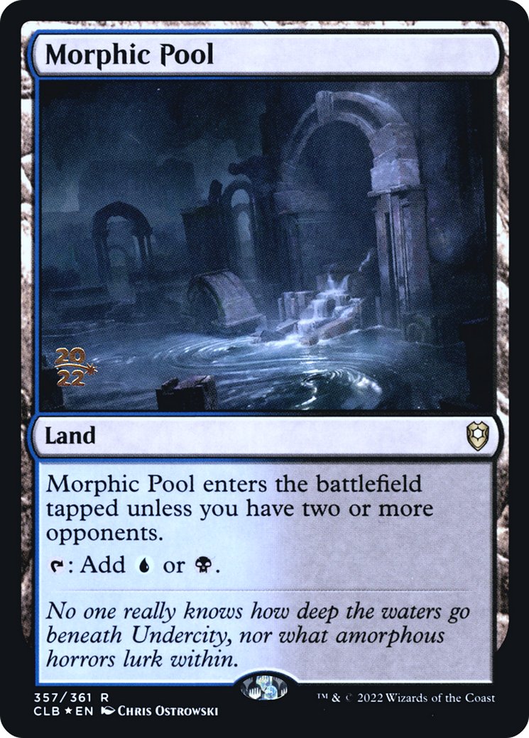{R} Morphic Pool [Commander Legends: Battle for Baldur's Gate Prerelease Promos][PR CLB 357]