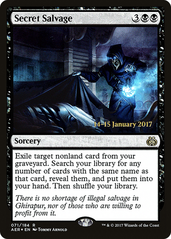 {R} Secret Salvage [Aether Revolt Prerelease Promos][PR AER 071]