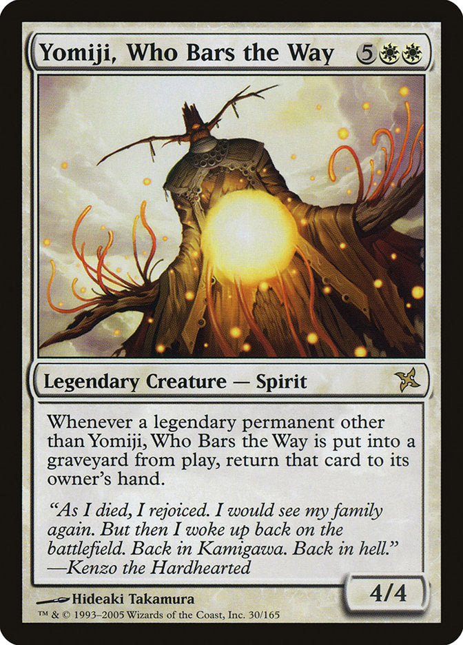 {R} Yomiji, Who Bars the Way [Betrayers of Kamigawa][BOK 030]
