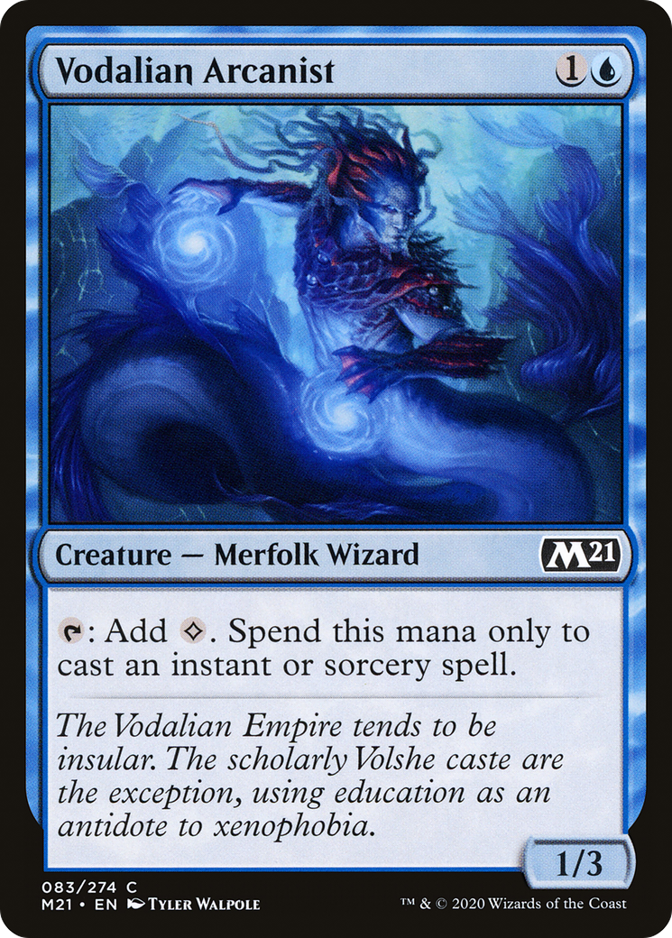 {C} Vodalian Arcanist [Core Set 2021][M21 083]
