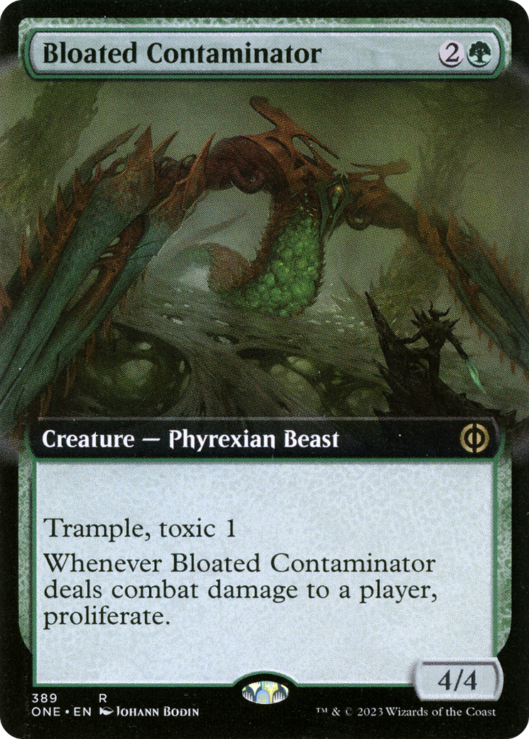 {R} Bloated Contaminator (Extended Art) [Phyrexia: All Will Be One][ONE 389]