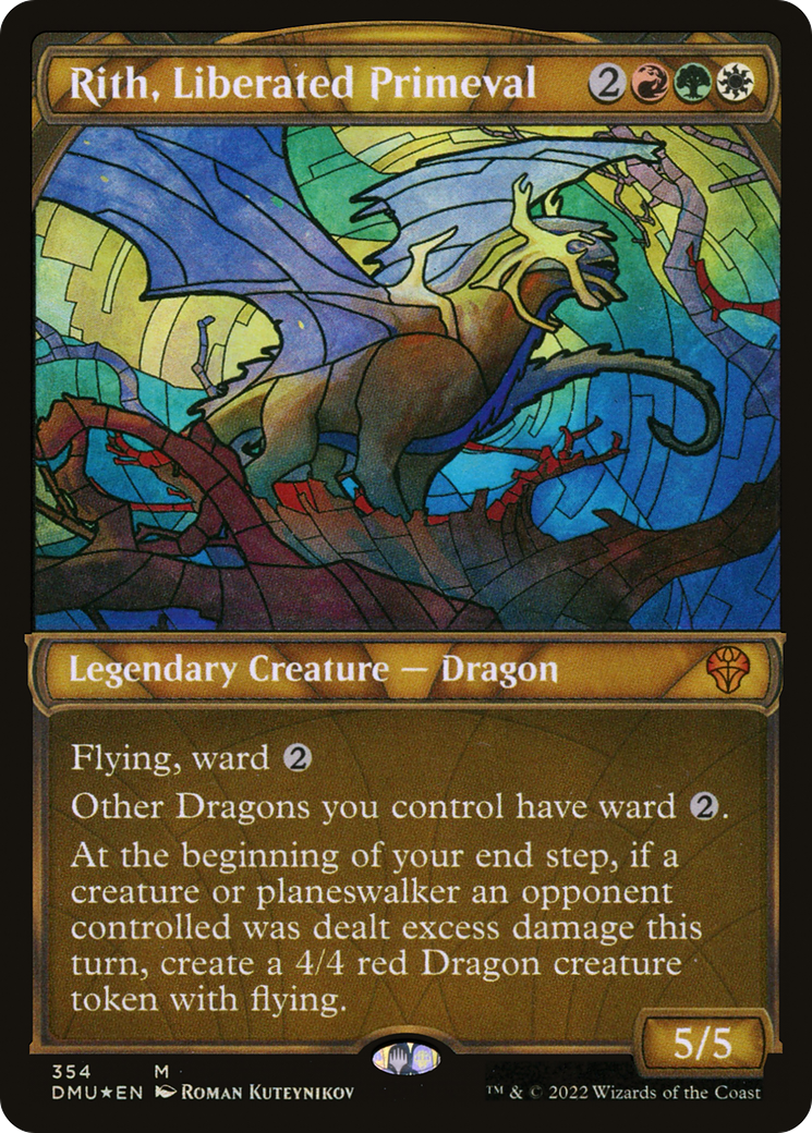 {R} Rith, Liberated Primeval (Showcase Textured) [Dominaria United][DMU 354]