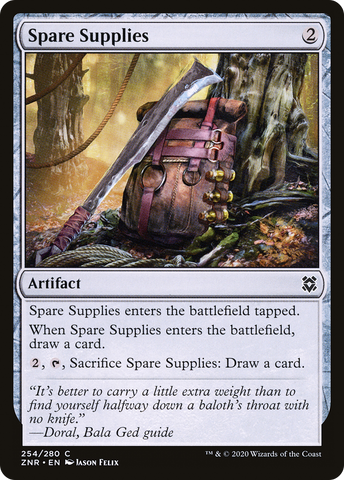 {C} Spare Supplies [Zendikar Rising][ZNR 254]