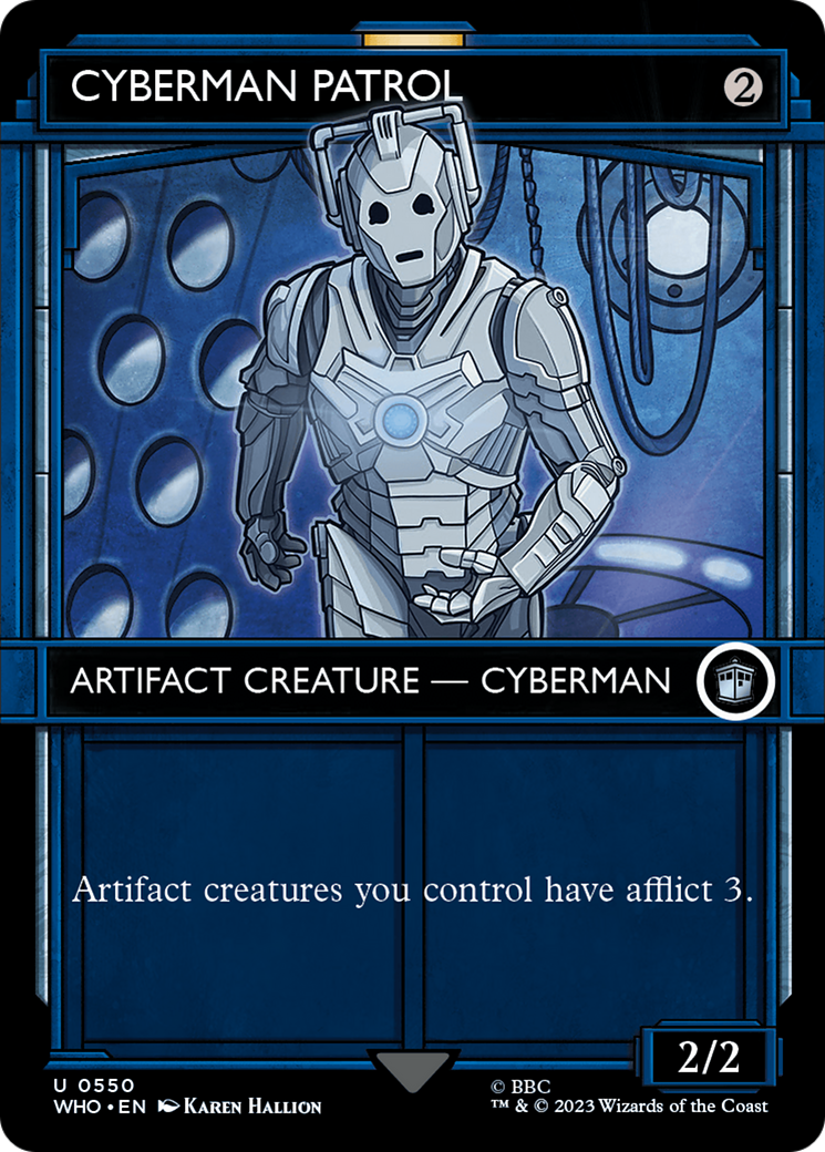 {C} Cyberman Patrol (Showcase) [Doctor Who][WHO 550]