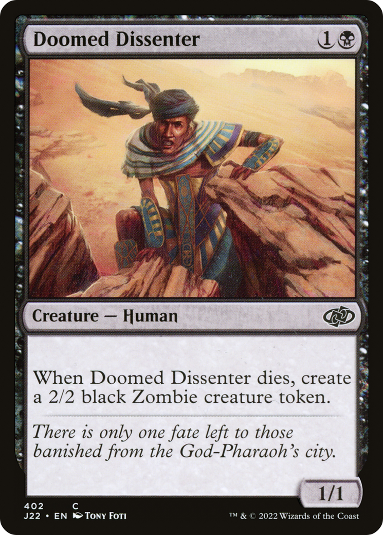 {C} Doomed Dissenter [Jumpstart 2022][J22 402]