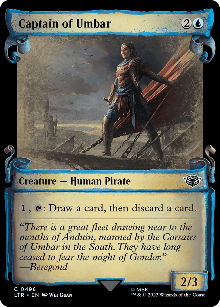 {C} Captain of Umbar [The Lord of the Rings: Tales of Middle-Earth Showcase Scrolls][LTR 496]