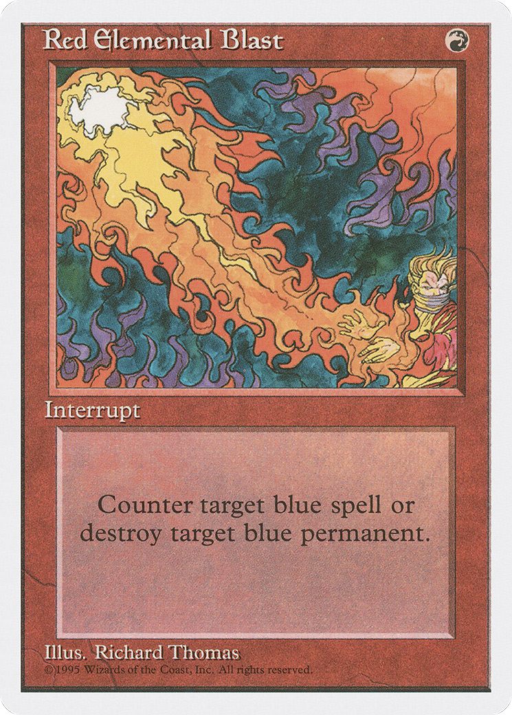 {C} Red Elemental Blast [Fourth Edition][4ED 218]