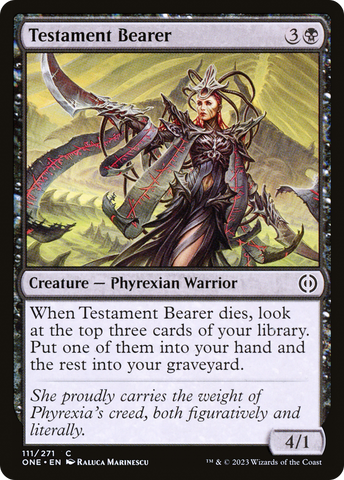 {C} Testament Bearer [Phyrexia: All Will Be One][ONE 111]
