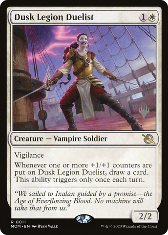 {R} Dusk Legion Duelist (Promo Pack) [March of the Machine Promos][PP MOM 011]