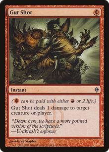 {C} Gut Shot [New Phyrexia][NPH 086]