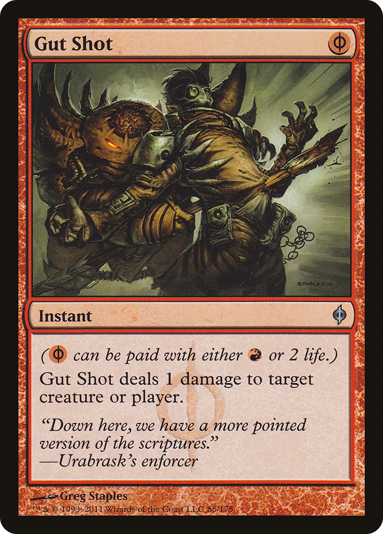 {C} Gut Shot [New Phyrexia][NPH 086]
