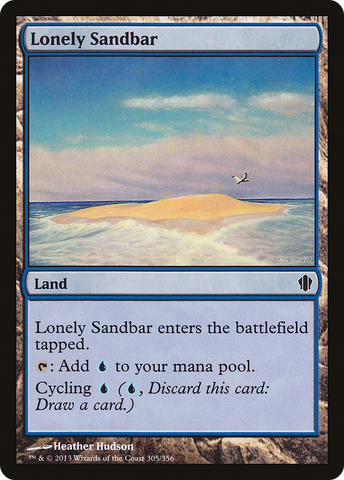 {C} Lonely Sandbar [Commander 2013][C13 305]