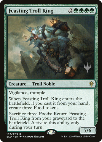 {R} Feasting Troll King (Promo Pack) [Throne of Eldraine Promos][PP ELD 152]