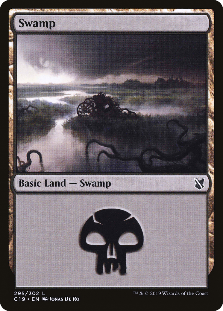 {B}[C19 295] Swamp (295) [Commander 2019]