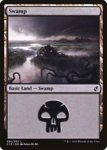 {B}[C19 295] Swamp (295) [Commander 2019]