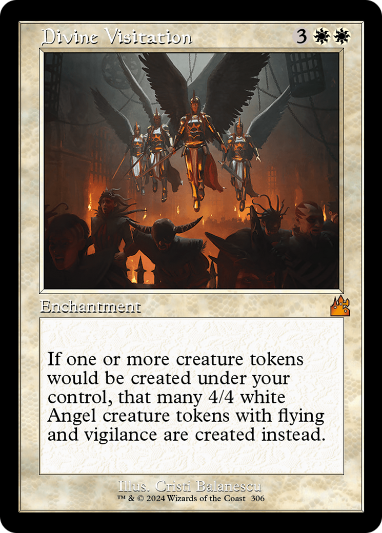 {R} Divine Visitation (Retro Frame) [Ravnica Remastered][RVR 306]