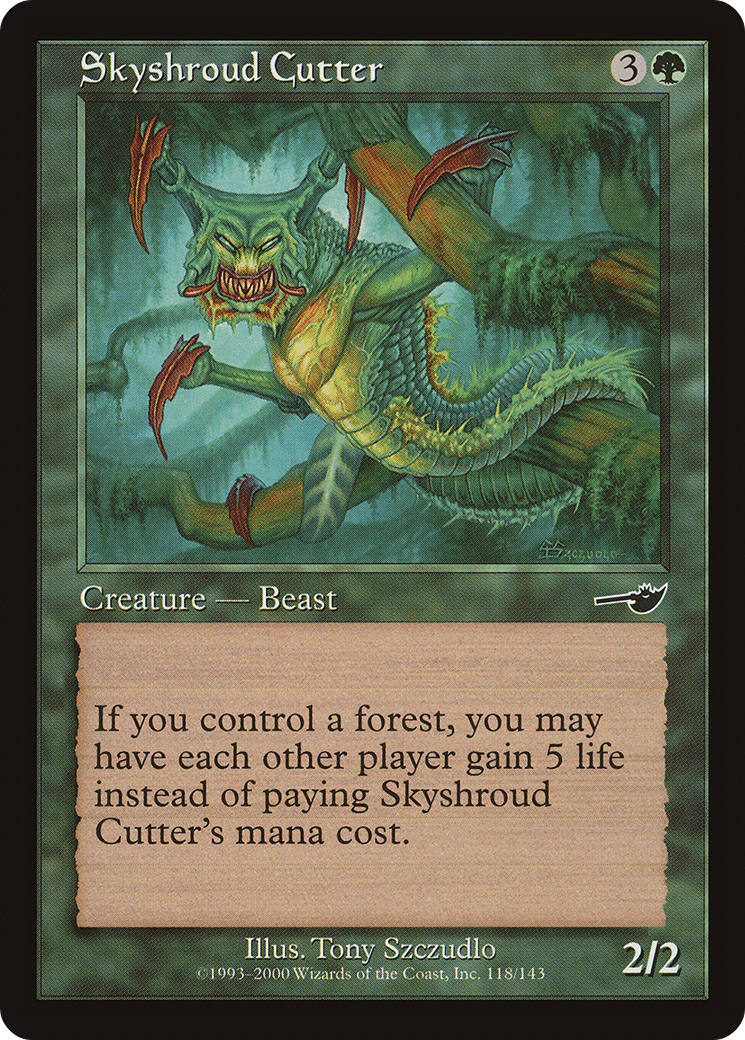 {C} Skyshroud Cutter [Nemesis][NEM 118]