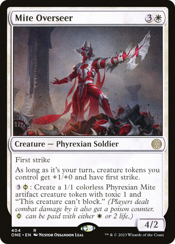 {R} Mite Overseer [Phyrexia: All Will Be One][ONE 404]