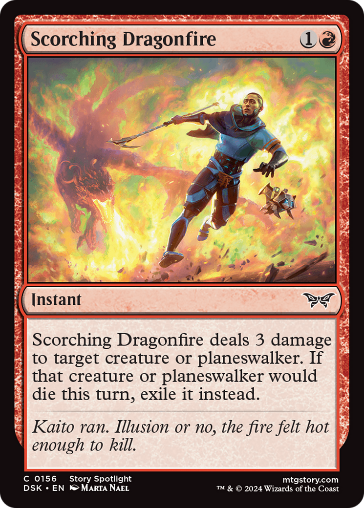 {@C} Scorching Dragonfire [Duskmourn: House of Horror][DSK 156]