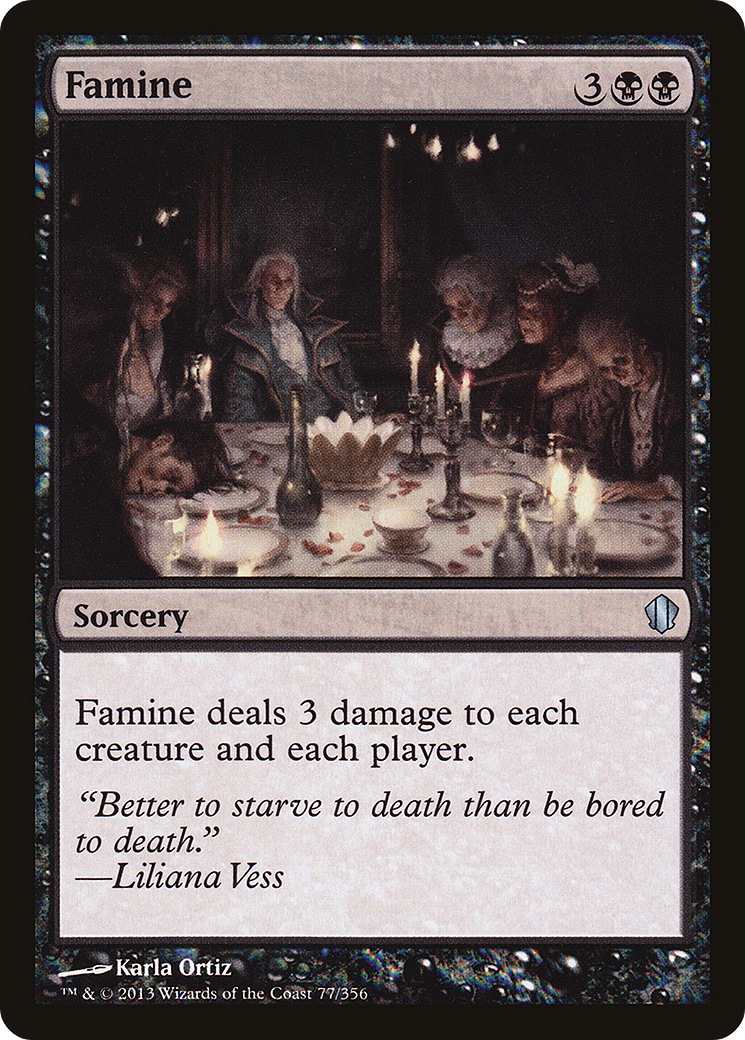 {C} Famine [Commander 2013][C13 077]