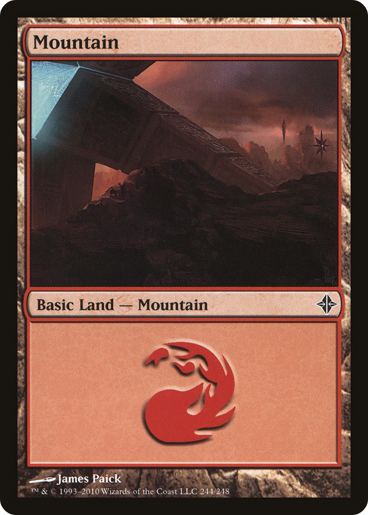 {B}[ROE 244] Mountain (244) [Rise of the Eldrazi]