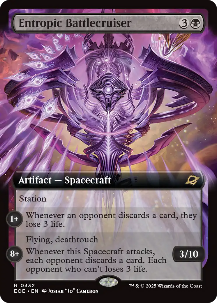 {@@ EOE R} Entropic Battlecruiser (Extended Art) [Edge of Eternities][EOE 332]