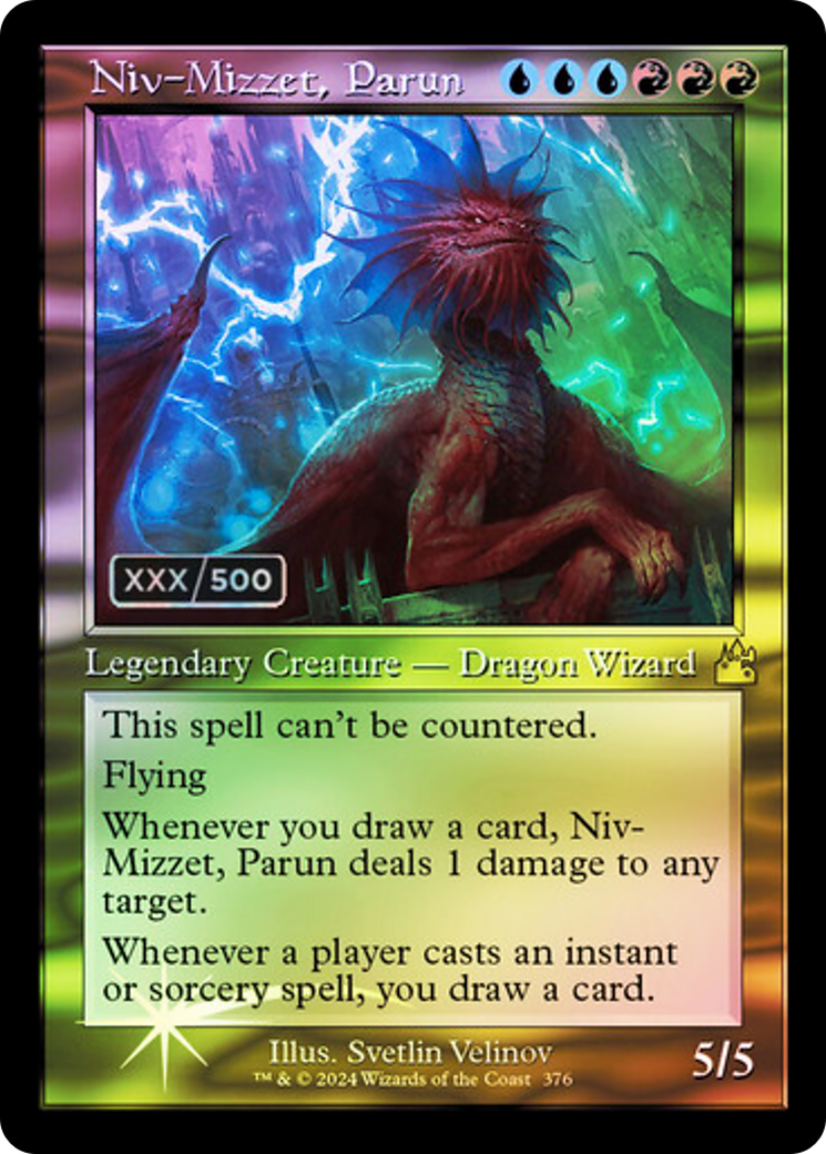 {R} Niv-Mizzet, Parun (Retro) (Serialized) [Ravnica Remastered][SR RVR 376]