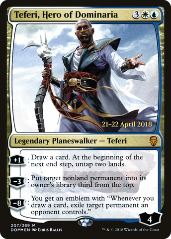 {R} Teferi, Hero of Dominaria [Dominaria Prerelease Promos][PR DOM 207]