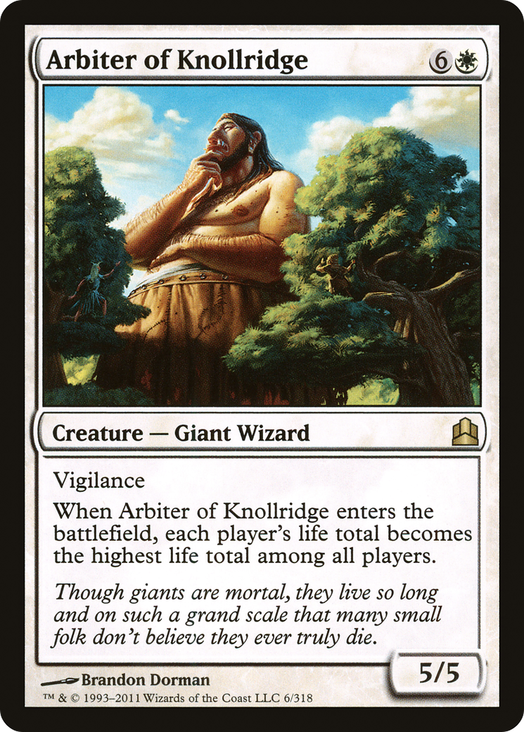 {R} Arbiter of Knollridge [Commander 2011][CMD 006]