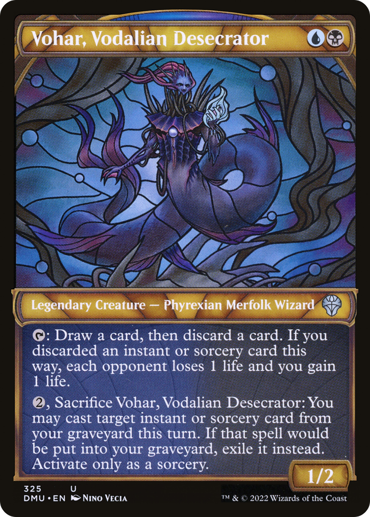 {C} Vohar, Vodalian Desecrator (Showcase) [Dominaria United][DMU 325]