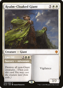 {R} Realm-Cloaked Giant // Cast Off (Promo Pack) [Throne of Eldraine Promos][PP ELD 026]